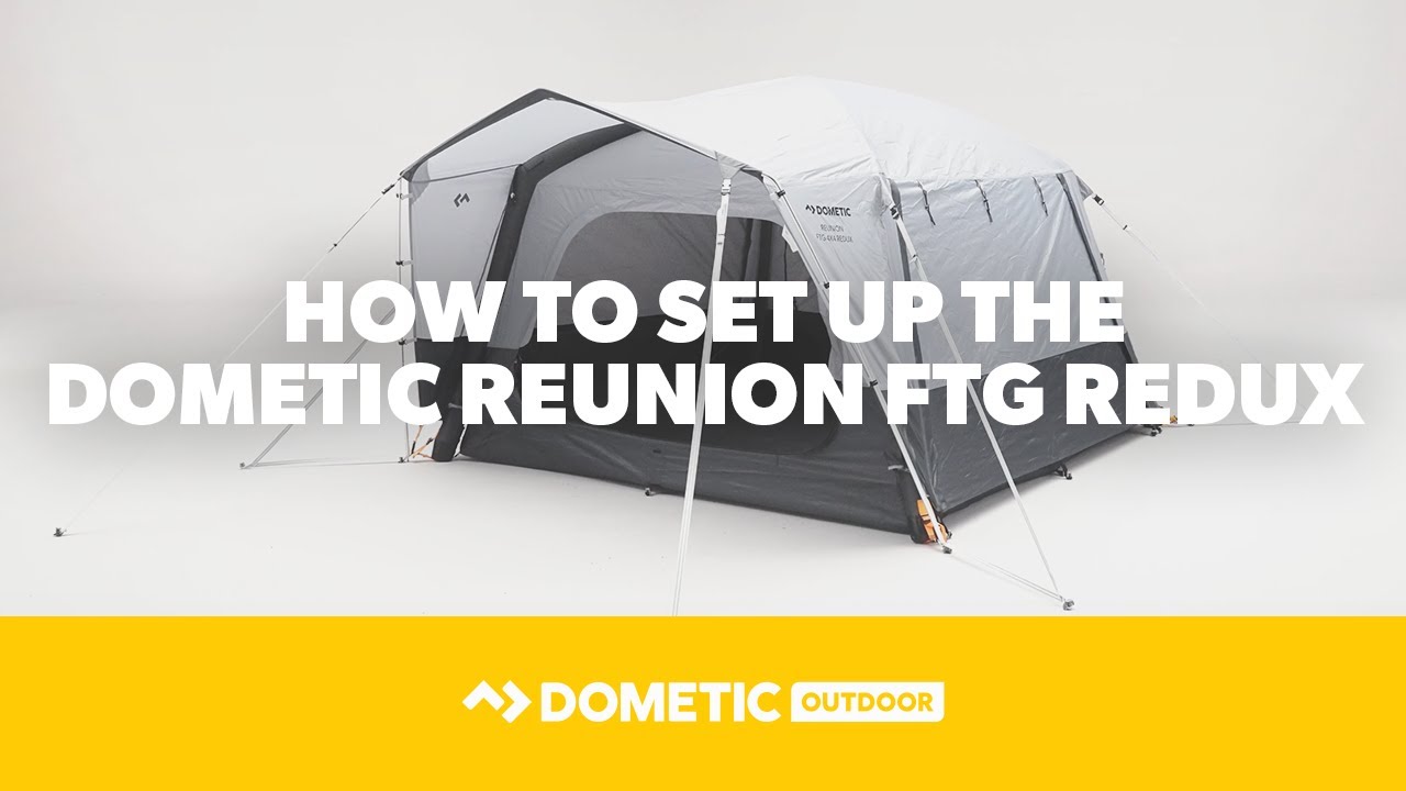 Campingzelt für 4 Personen Dometic Reunion Ftg 4X4 Redux salt/mist
