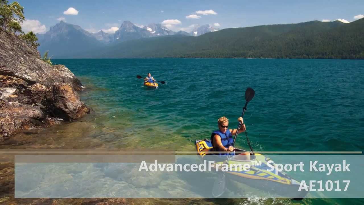 Advanced Elements AdvancedFrame Sport 1-Personen aufblasbares Kajak orange AE1017-O