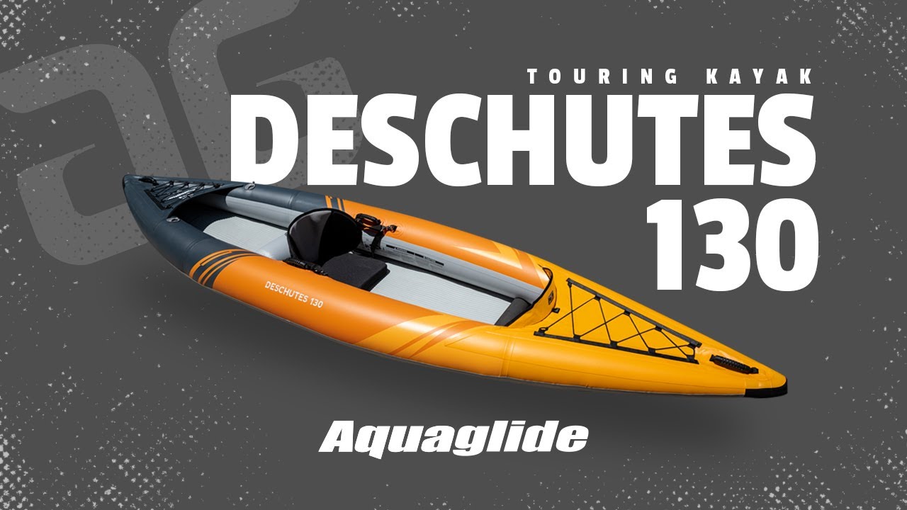 Aquaglide Deschutes 130 orange 1-Personen aufblasbares Kajak 584120126