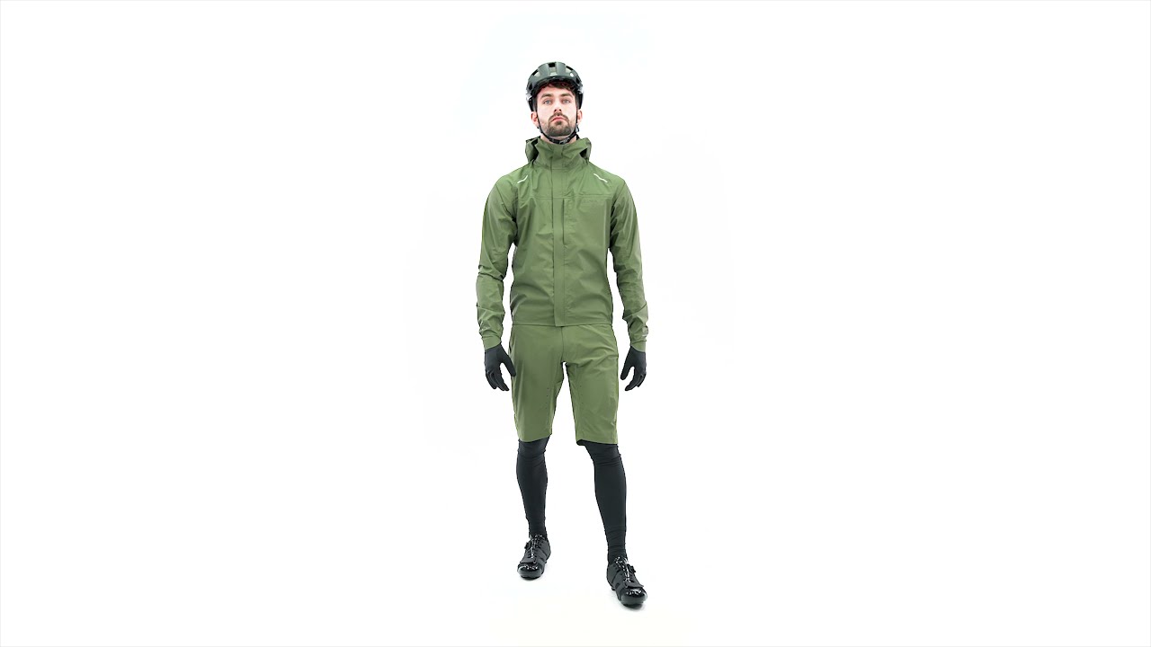 Fahrradjacke Herren Endura GV500 Waterproof olive green