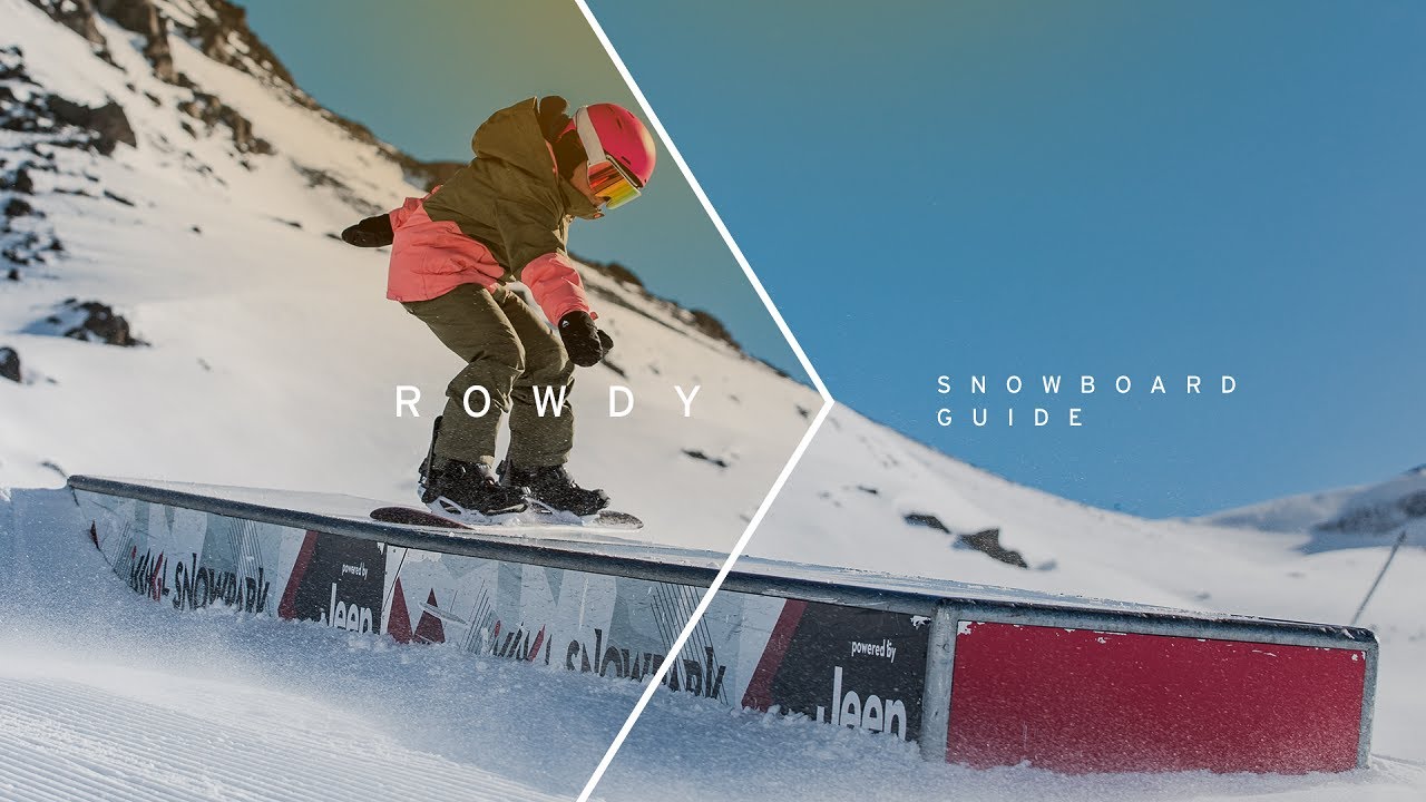 Kinder Snowboard HEAD Rowdy blau-rot 336620