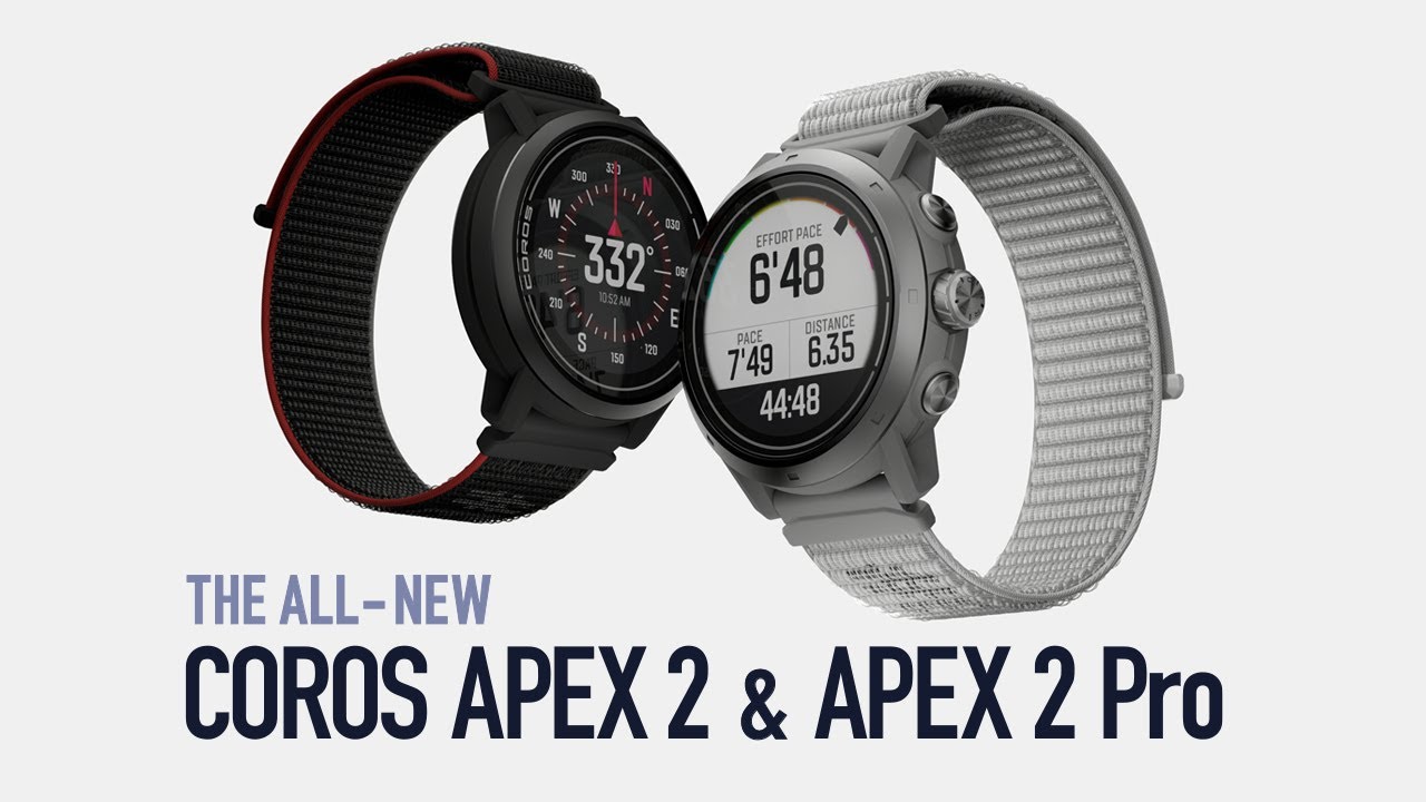 COROS APEX 2 Pro GPS Outdoor Uhr schwarz WAPX2P