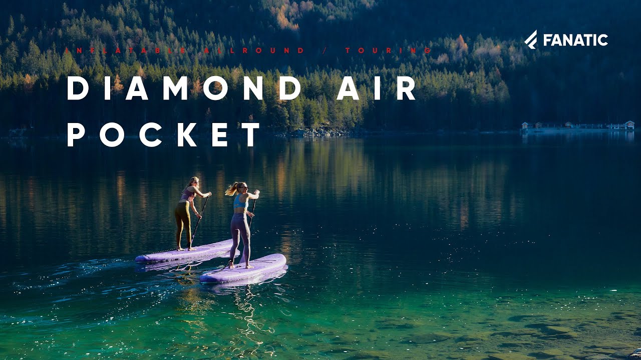 SUP Brett Fanatic Diamond Air Touring Pocket 11'6  lila 13210-1164