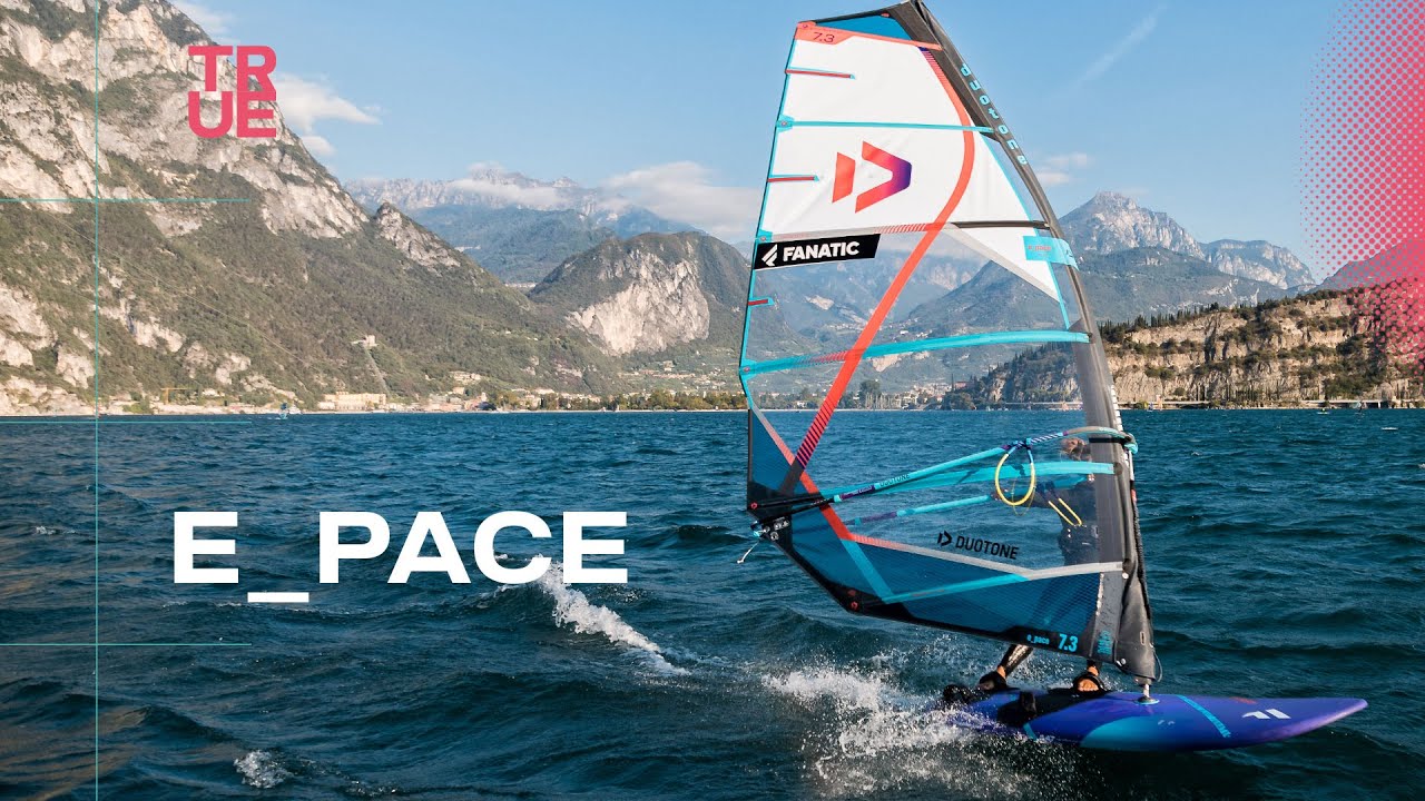 DUOTONE Windsurfsegel E_Pace schwarz und lila 14220-1211