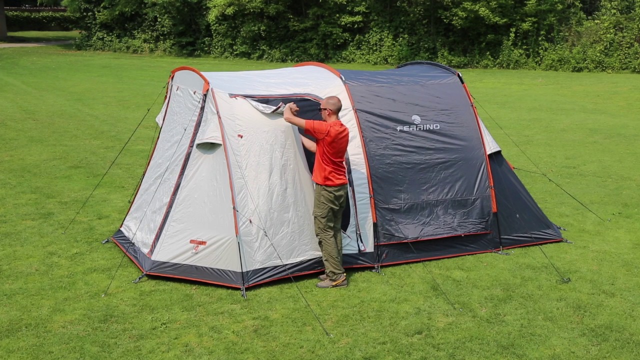 Campingzelt 5-Personen Ferrino  Chanty 5 Deluxe weiß 92162CWW