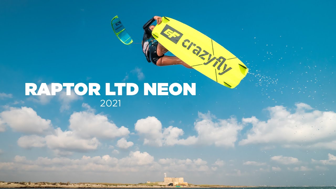 CrazyFly Raptor LTD Neon grünes Kiteboard T002-0306