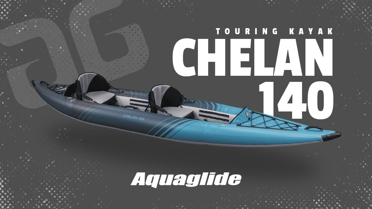 Aquaglide Chelan 140 blau 584121105 Aufblasbares 2-Personen-Kajak