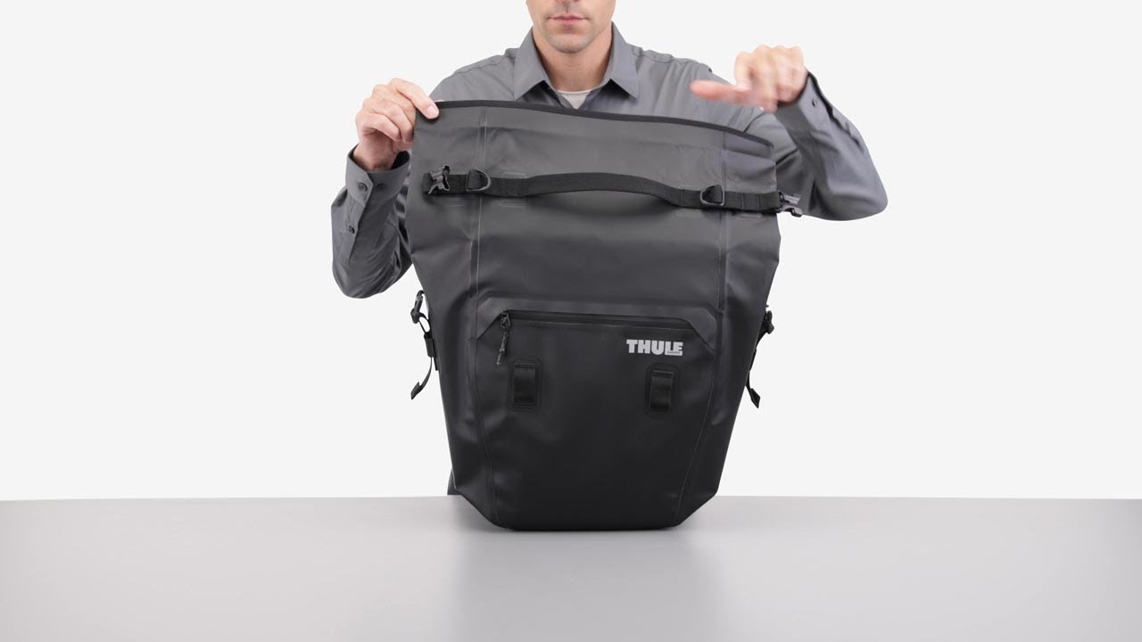 Thule Shield Pannier 22L Fahrradträger Gepäckträger schwarz 3204916