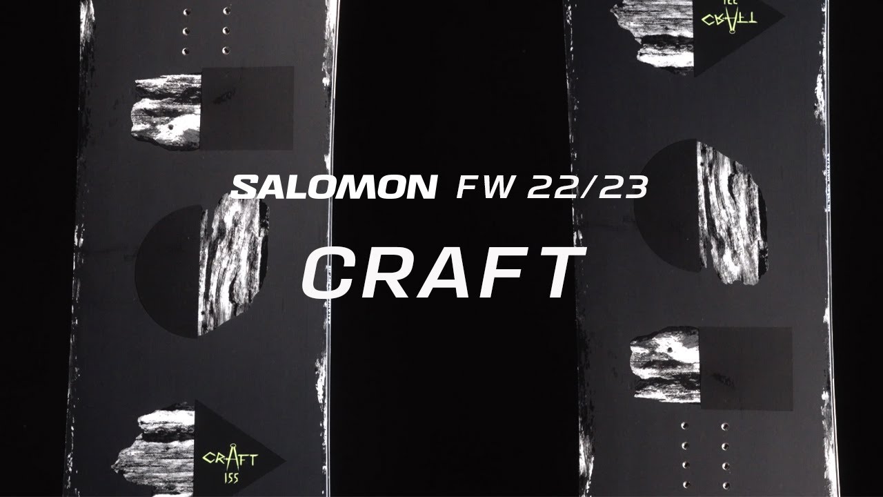 Snowboard Herren Salomon Craft schwarz L47176