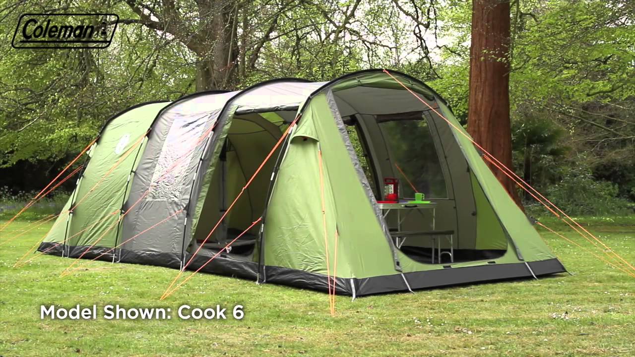 Coleman Cook 4 Personen Camping Zelt grün 2000019533
