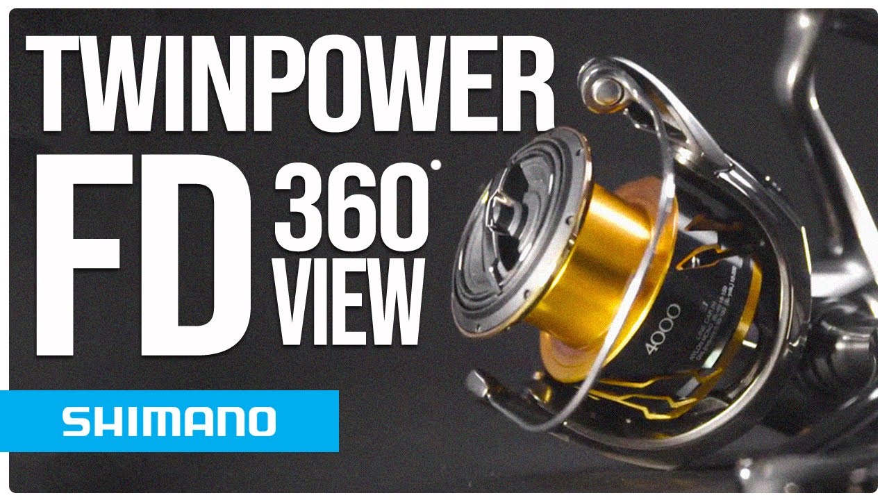 Shimano Twin Power FD Spinnrolle schwarz TP2500FD