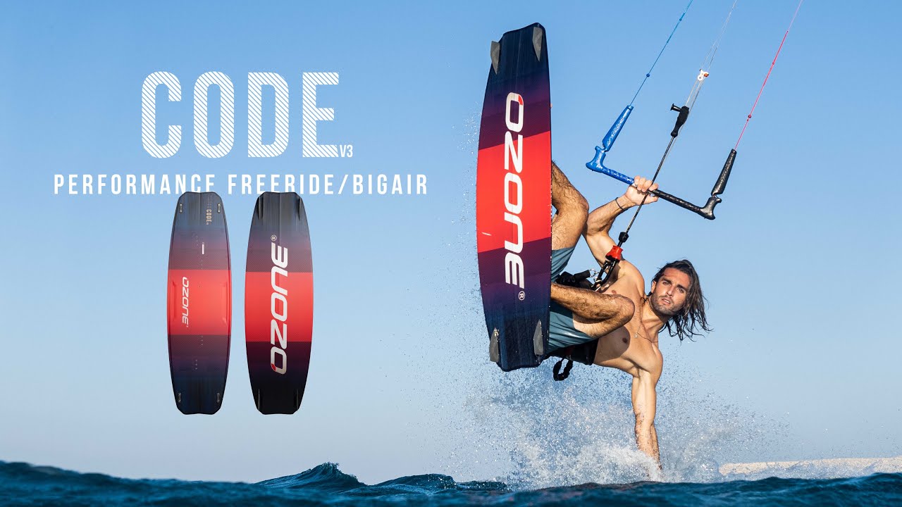 Kitesurfing Board Ozone Code V3 schwarz KBCOV313841F