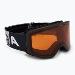 Skibrille Alpina Venet black/glacier matt/orange