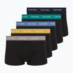 Boxershorts Calvin Klein LV00NB4412 Low Rise Trunk 5 pairs of black bodies with driftwood/moonlight
