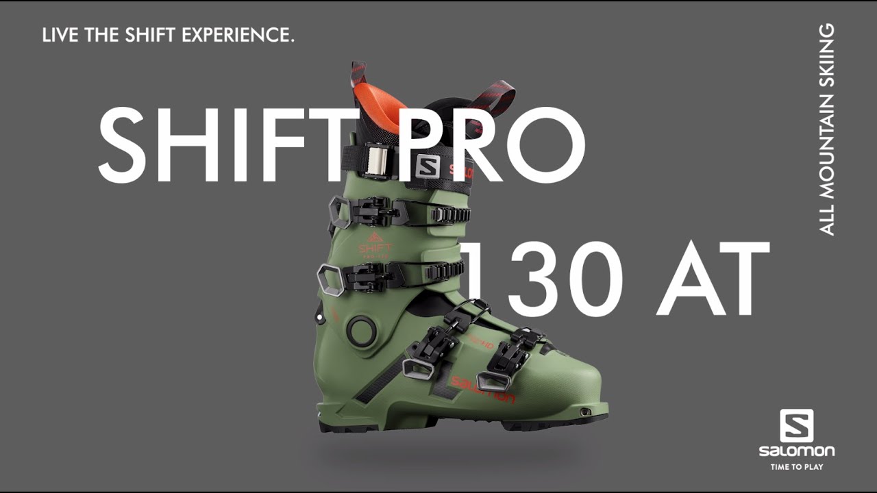 Skischuhe Herren Salomon Shift Pro 100 AT grün L478