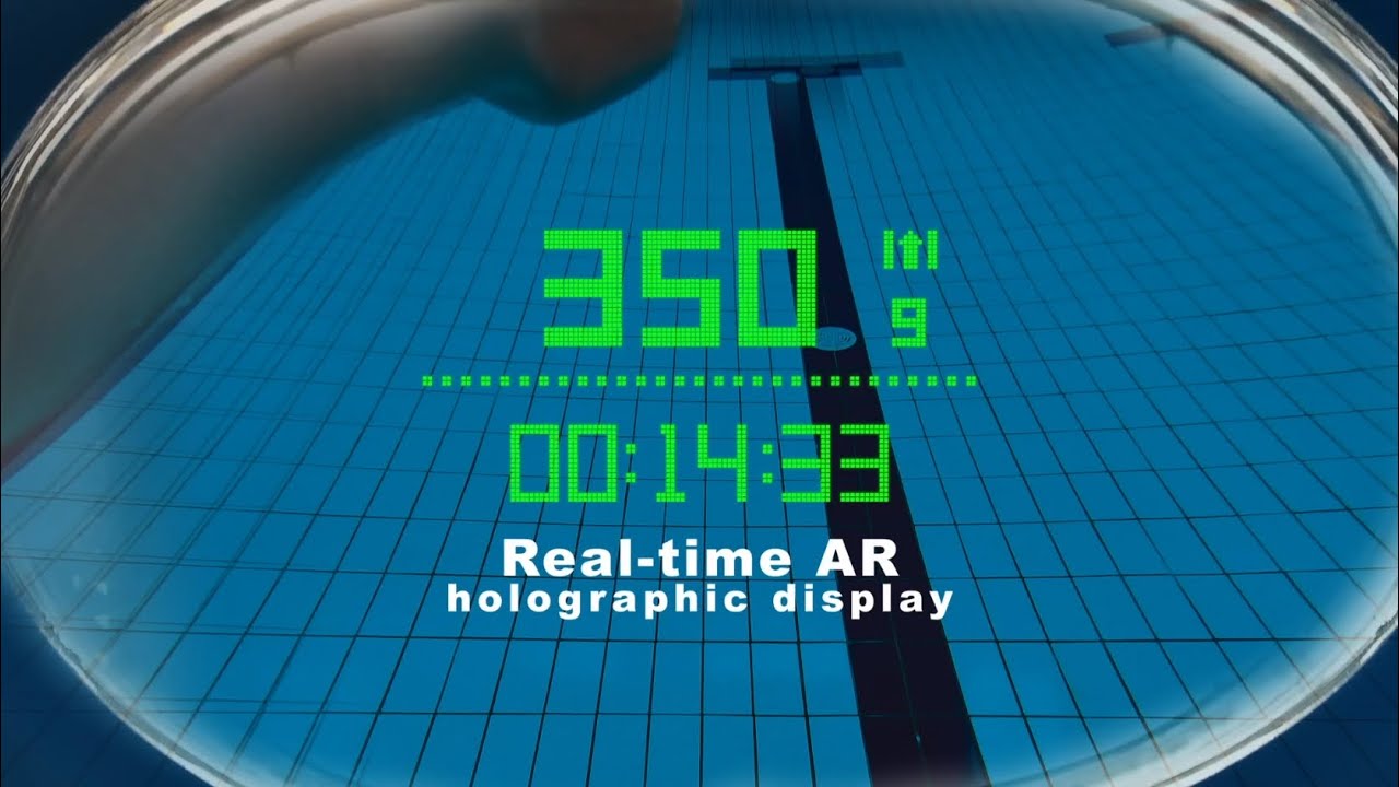 Holoswim Smart Schwimmbrille schwarz