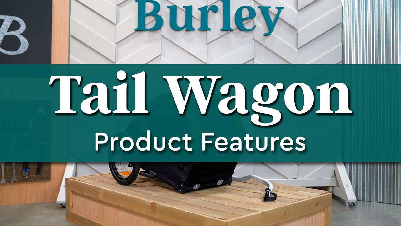 Burley Tail Wagon gelber Hundefahrradanhänger BU-947104
