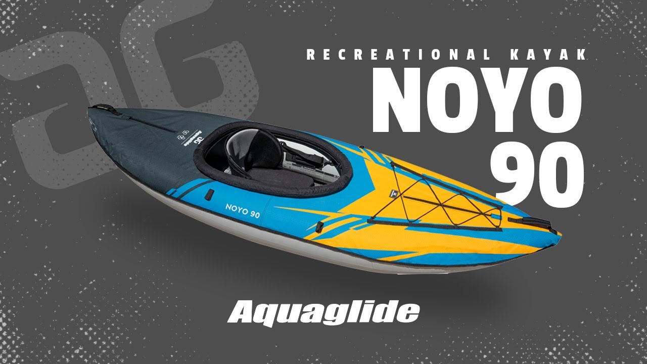 Aquaglide Noyo 90 blau 584119111 Aufblasbares 1-Personen-Kajak