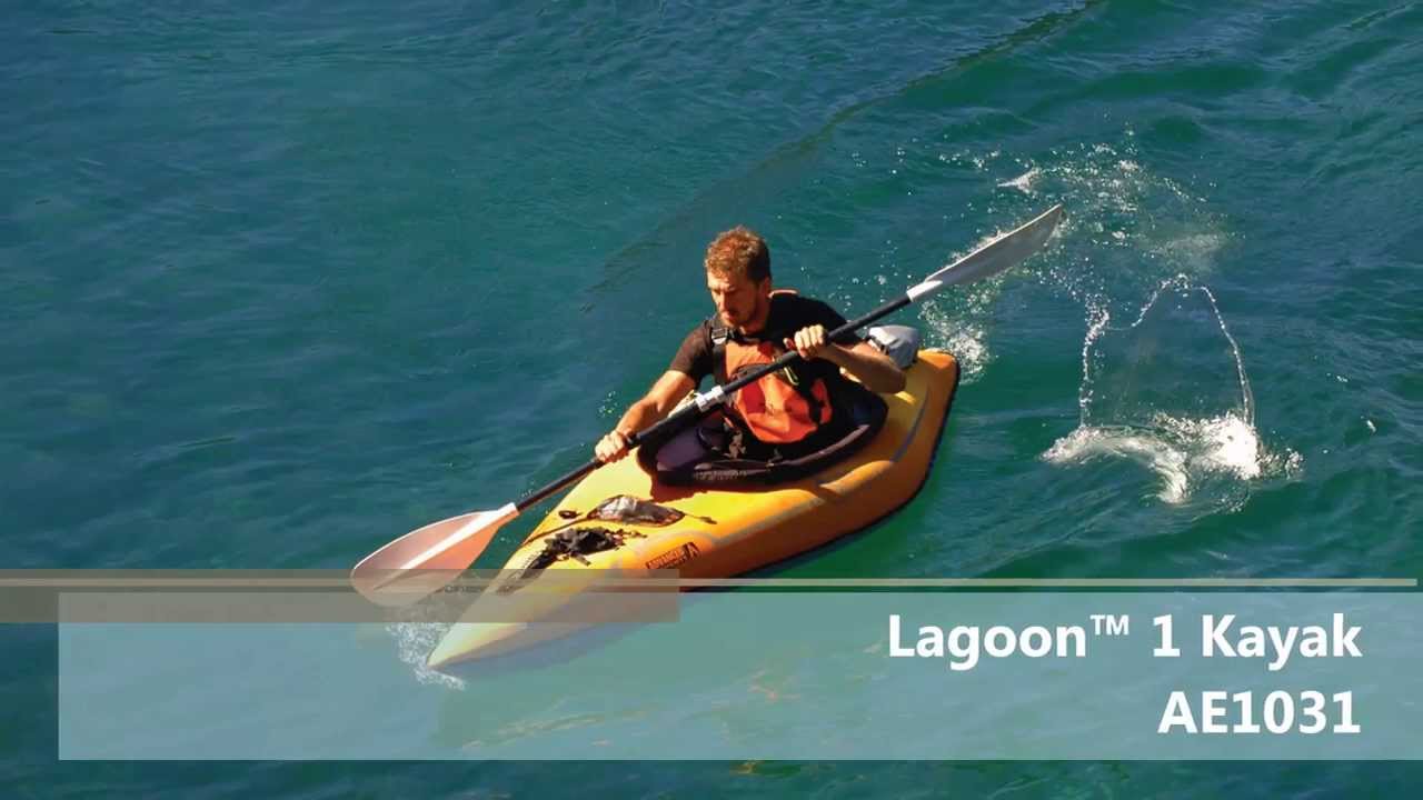 Advanced Elements Lagoon 1 TM orange AE1031-O aufblasbares 1-Personen-Kajak