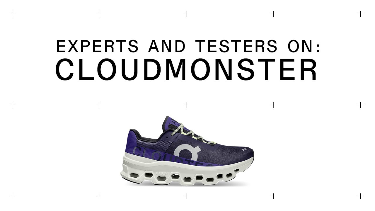 Damen Laufschuhe On Cloudmonster undyed weiß/weiß