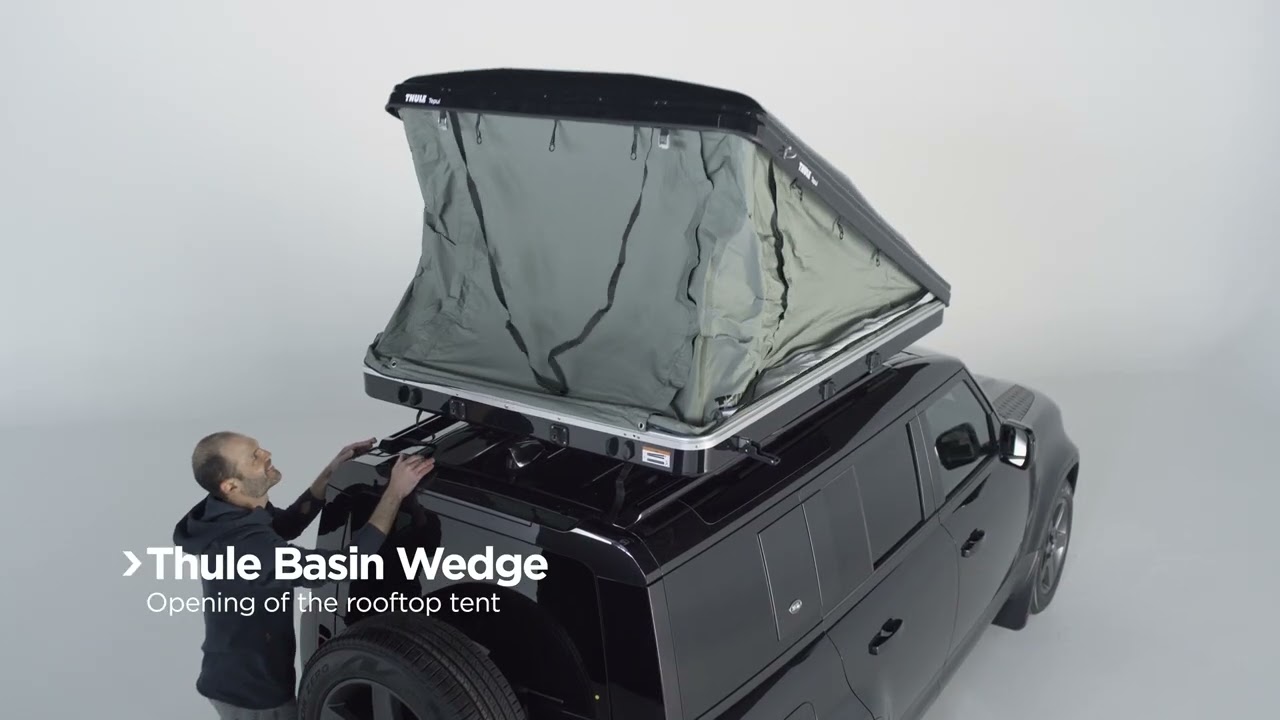 Dachzelt 2-Personen Thule Basin Wedge grün 9118