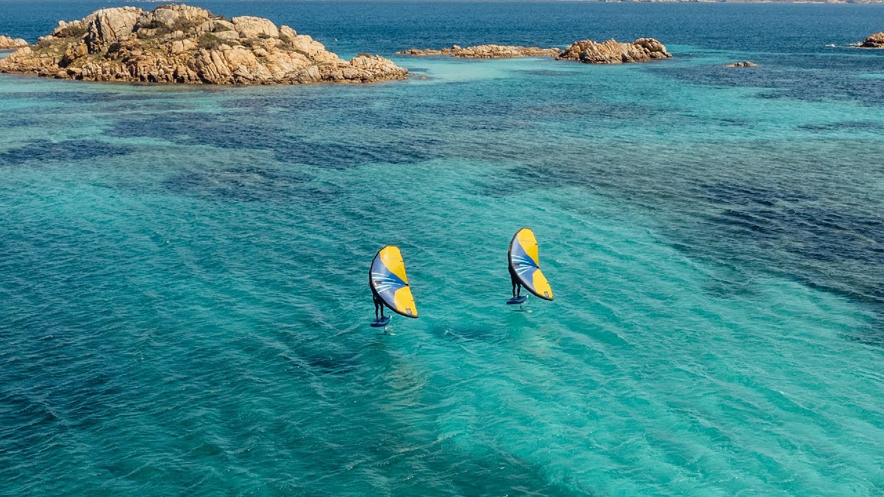 Wingfoil + Tragflächenboot Unifiber Impulse 5'4 navy blue UF900180120