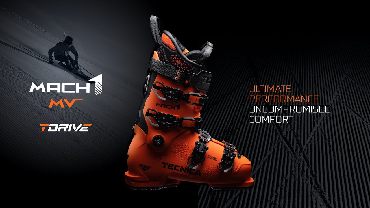 Herren Tecnica Mach1 130 MV Skischuhe orange 10193100D55