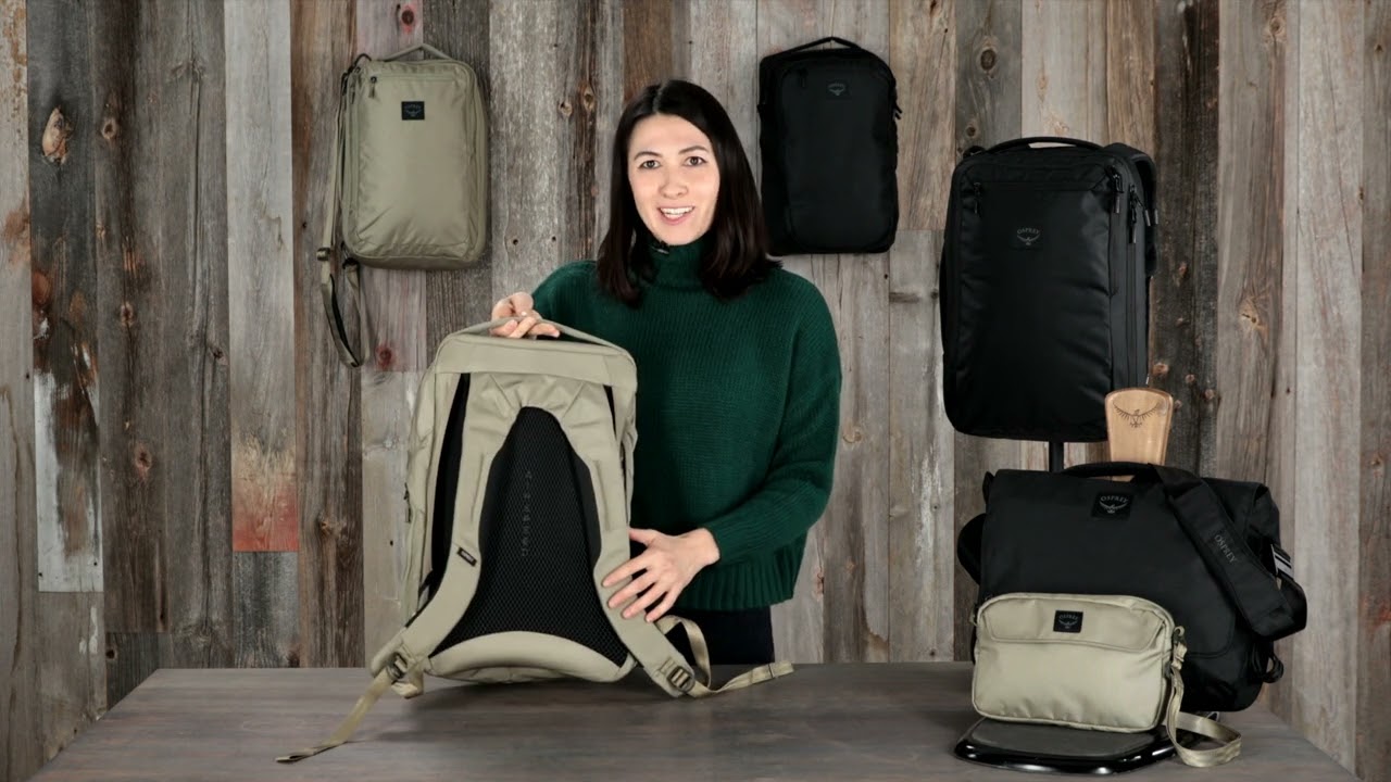 City Rucksack Osprey Aoede Airspeed 20 21 l tan concrete