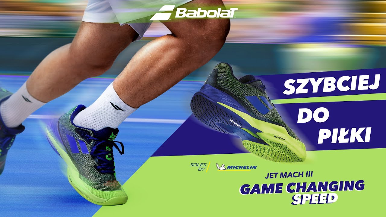 Kinder-Tennisschuhe BABOLAT 22 Jet Mach 3 Clay blau Band 33S22730