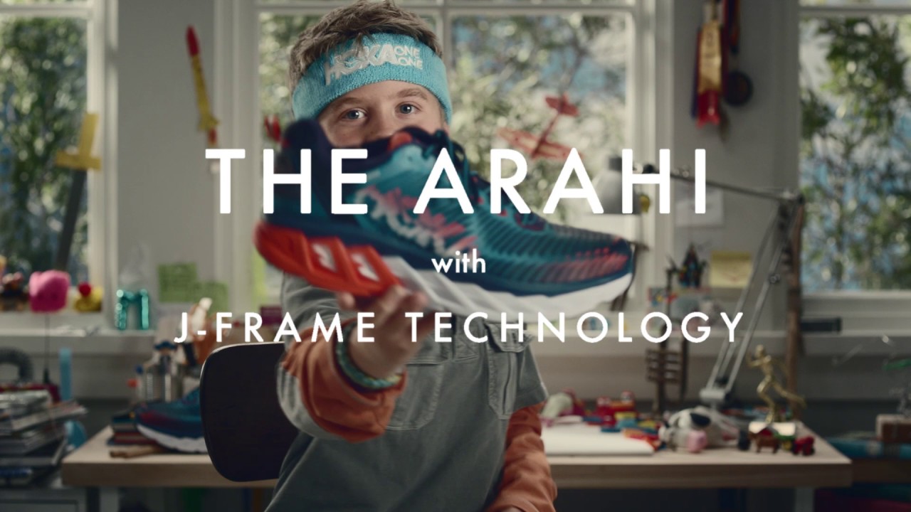 HOKA Herren Laufschuhe Arahi 6 schwarz 1123194-BFLM