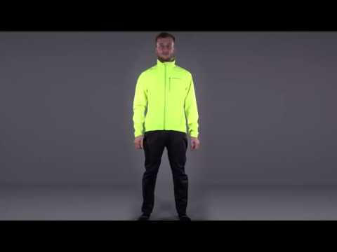 Fahrradjacke Herren Endura Hummvee Waterproof hi-viz yellow