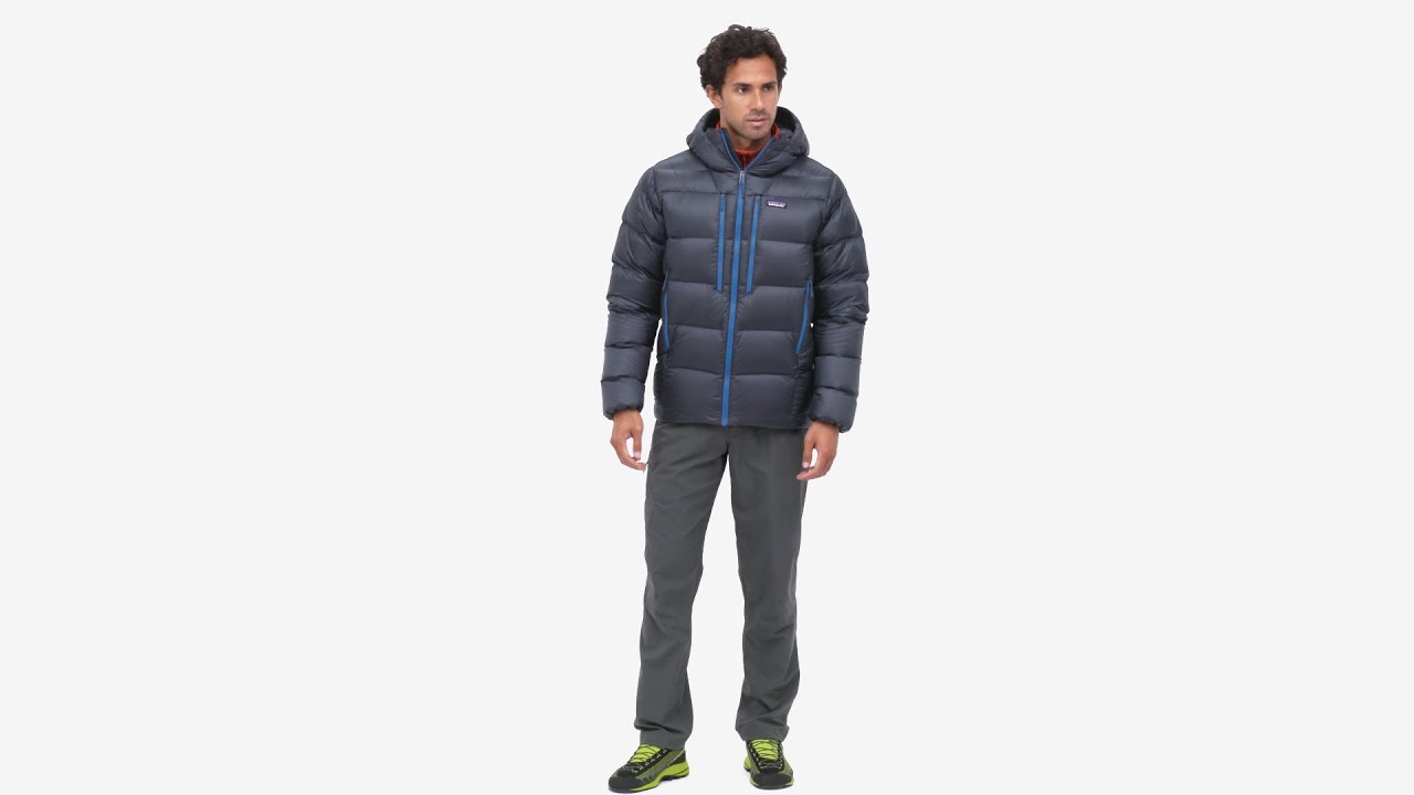 Patagonia Herren Daunenjacke Fitz Roy Down Hoody Passage blau