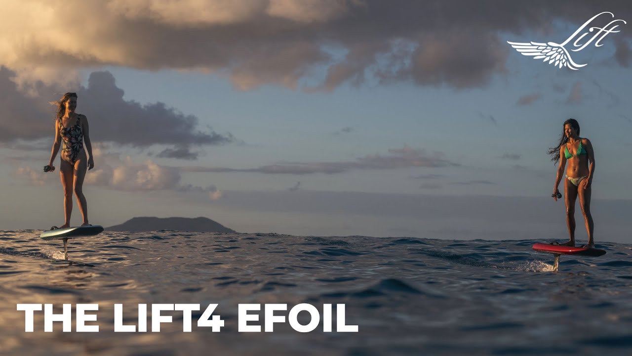 Elektrisches Brett eFoil Lift Foils Lift4 5'4 Cruiser grün